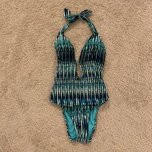 Bar lll Halter Maillot one-piece swimsuit